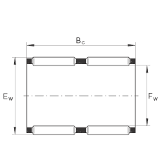 滾針及保持架組件 K60X68X30-ZW, 根據(jù) DIN 5405-1/ ISO 3030 標準，雙列