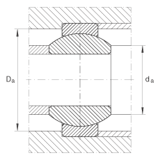 關(guān)節(jié)軸承 GE10-FO, 根據(jù) DIN ISO 12 240-1 標準，需維護