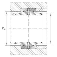 關節軸承 GE16-LO, 根據 DIN ISO 12 240-1 標準，需維護